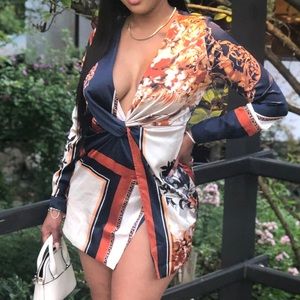 Whole Lotta Class Satin Mini Dress